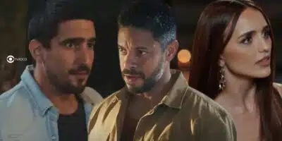 Tom, Netuno e Jéssica em Família é Tudo (Foto: Reprodução / Globo / Montagem TV Foco)