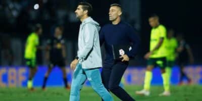 Abel Ferreira e Pedro Caixinha são dois dos principais treinadores do futebol brasileiro (Ari Ferreira - Red Bull Bragantino)