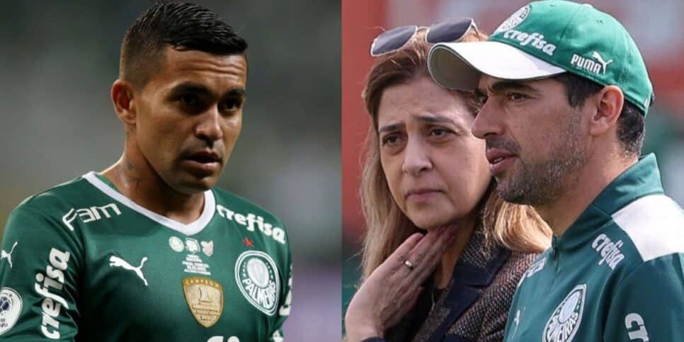 Leila Pereira e Abel Ferreira querem abrir mão do jogador de futebol do Palmeiras (Foto: Alexandre Schneider/Getty Images - Cesar Greco / Palmeiras)