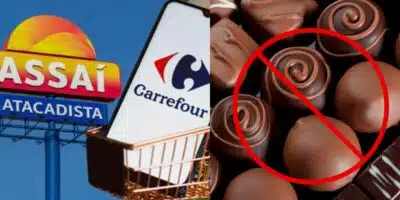 Carrefour e Assaí e chocolates extintos - Foto Reprodução Internet
