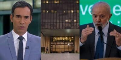 César Tralli / Banco Central / Lula -  Montagem: TVFOCO