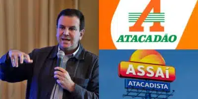 Eduardo Paes, RJ - lei atinge o Atacadão e Assaí (Foto: Divulgação, Veja/, Reprodução/ Internet)