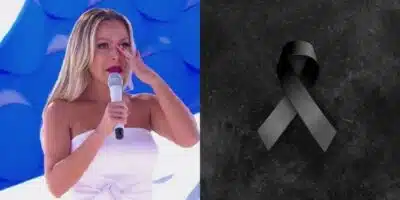 Eliana / Imagem de luto - Montagem: TVFOCO