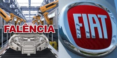 Falência - Logo da Fiat (Foto: Reprodução, Montagem - TV Foco)