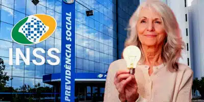 Aposentados conseguem desconto vantajoso em conta de luz (Foto Reprodução/Montagem/Lennita/Tv Foco/Canva/INSS)