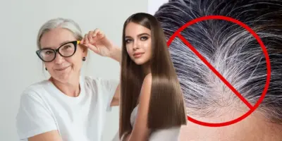 Fim dos danos da química: Tinta natural com 4 ingredientes para idosas 60+ dizerem adeus ao cabelo branco