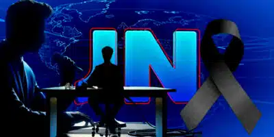 Âncora que brilhou na bancada do Jornal Nacional, da Globo, morreu de infarto dias após ser afastado de emissora (Foto Reprodução/Lennita/Tv Foco/Globo/Canva)