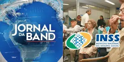 Jornal da Band - INSS (Foto: Reprodução, Montagem - TV Foco)