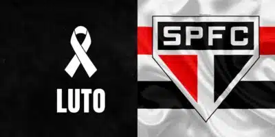 Luto no São Paulo - Foto Reprodução Internet