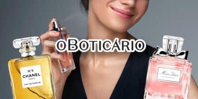 Perfumes - Boticário - Dior e Chanel (Foto- Reprodução -Shutterstock , Montagem - TV Foco, Well)