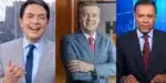 Severiano, Kovalick e Heraldo Pereira- 3 âncoras da Globo (Foto- Reprodução, Globo) 