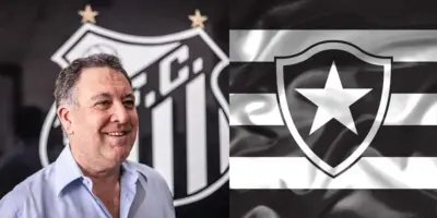 Teixeira entra em guerra com Textor no Botafogo por craque de R$ 90M no Santos de Pedro Caixinha em 2025