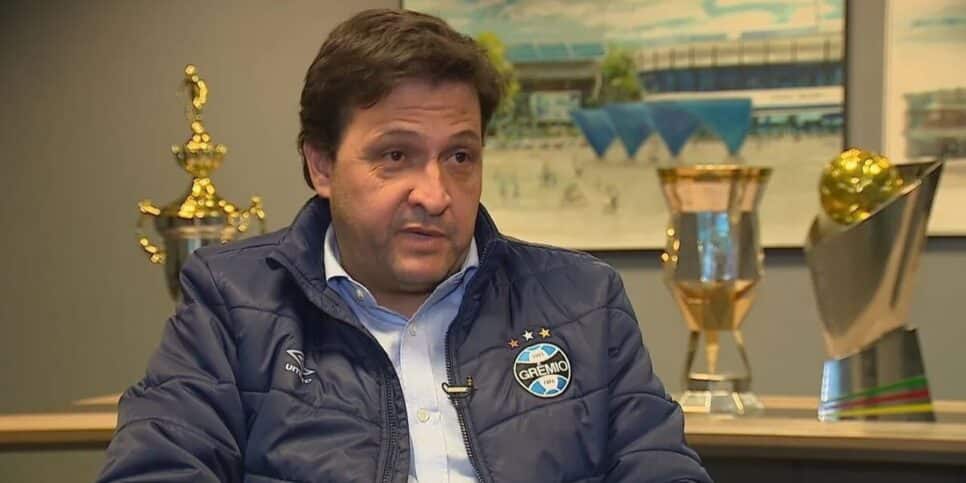 Alberto Guerra é o atual presidente do Grêmio (Foto: João Victor Teixeira)