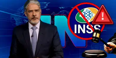 Bonner anunciou medida que pode culminar em bloqueios no INSS (Foto Reprodução/Montagem/Lennita/TV Foco/Canva/Globo)