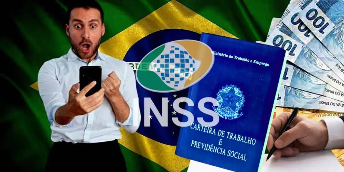 Ilustração trabalhador/INSS (Foto Reprodução/Montagem/Lennita/Canva/Previdência Social)