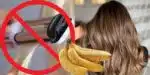 Alisar o cabelo com receita usando banana (Reprodução: Montagem TV Foco)