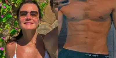 Novinho, galã e em relação discreta: Filho de Adriana Esteves (Foto: Reprodução/Montagem TV Foco)