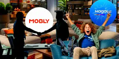Fusão da Mobly com gigante, salva varejista do fim e ainda pode aniquilar a Magalu (Foto Reprodução/Montagem/Lennita/Tv Foco/Canva/Freepik/Magalu/Mobly)
