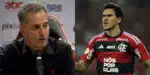 R$153M: Landim bate martelo sobre saída de Pedro do Flamengo (Foto: Reprodução/Montagem TV Foco)