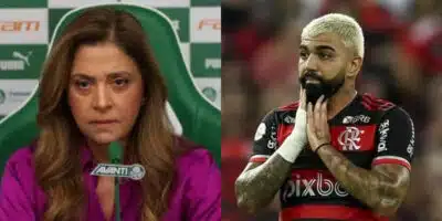 Leila anuncia veredito sobre contratação de Gabigol (Foto: Reprodução/Montagem TV Foco)