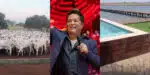 R$60M, lagos e maior que shopping: Fazenda de Leonardo (Foto: Reprodução/Montagem TV Foco)