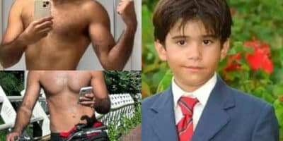 Aos 27 anos, Lucas de Mulheres Apaixonadas está assim (Foto: Reprodução/Montagem TV Foco)