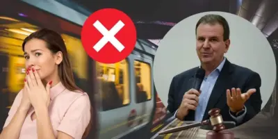 Canetada de Eduardo Paes: Lei em vigor no metrô do RJ traz fim de serviço vital aos cariocas