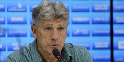 Renato Gaúcho, técnico de futebol do Grêmio (Foto: Reprodução/Giovani Baccin/AGIF)