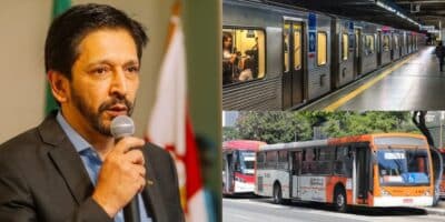 Fim do pagamento no metrô, CPTM e ônibus de SP com isenção na era Nunes - Foto: Montagem