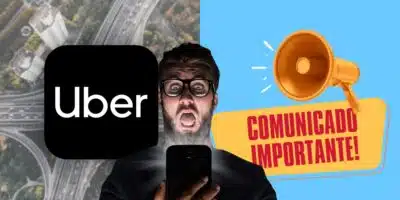 Uber emite comunicado com fim de serviço crucial (Reprodução: Montagem TV Foco)
