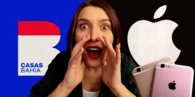 Casas Bahia lança promoção imperdível envolvendo a Apple e humilha rivais (Foto Reprodução/Montagem/Tv Foco/Canva/Casas Bahia/Apple)