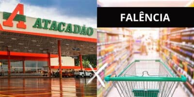 Atacadão e ilustração de supermercado rival (Foto: Reprodução ; Internet / Canva)