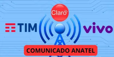 Comunicado emergencial da ANATEL desvenda real sobre FIM da internet pela Claro, Vivo e Tim