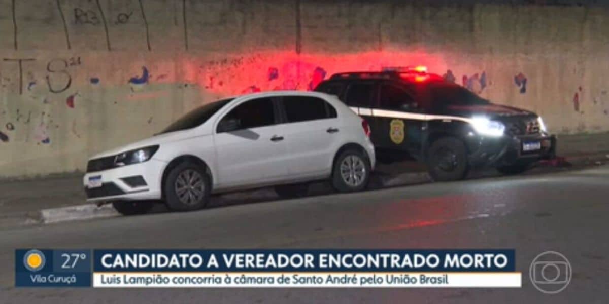 Cena do crime (Foto: Reprodução / Globo)