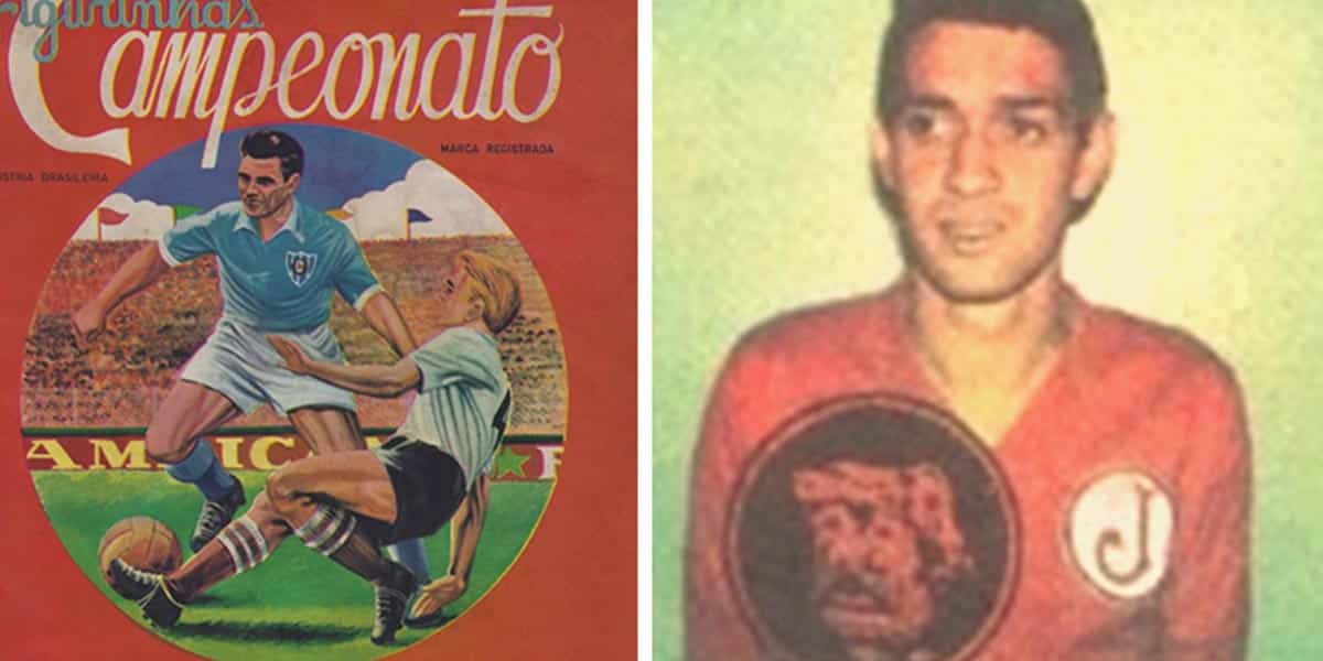 Cromo carimbado de Ferreirinha em sua passagem pelo Juventus – Álbum de Figurinhas Campeonato Paulista 1968. Crédito- albumefigurinhas.no.comunidades.net.