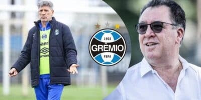 Foto:  Lucas Uebel/Grêmio & Raul Baretta/Santos | Montagem Lucas Gioia | Tv Foco