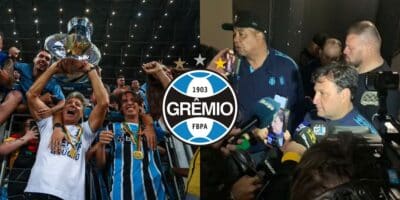 Foto: Lucas Uebel/Grêmio & Bruno Ravazzolli | Montagem Lucas Gioia | Tv Foco