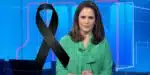 LUTO - Morte de ator - Ana Luiza no Jornal Nacional (Foto- Reprodução - Globo)