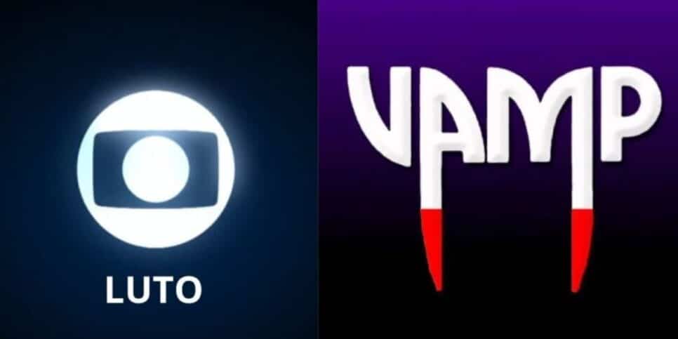 Logo da Globo / Logo de Vamp - Montagem: TVFOCO