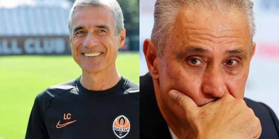 Luís Castro e Tite no Flamengo - Foto Reprodução Internet