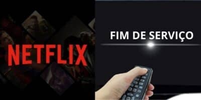 Netflix / Pessoa desligando TV - Montagem: TVFOCO