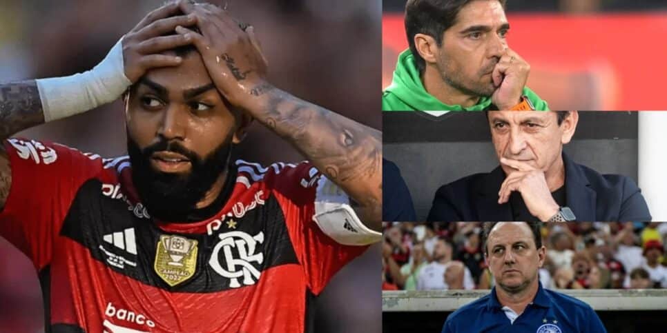 Novo técnico do Flamengo já tem nome e Abel e+ são avisados (Foto: Reprodução/ Flamengo - TV Globo - Leandro Amorin/Vasco - Thiago Ribeiro/AGIF)