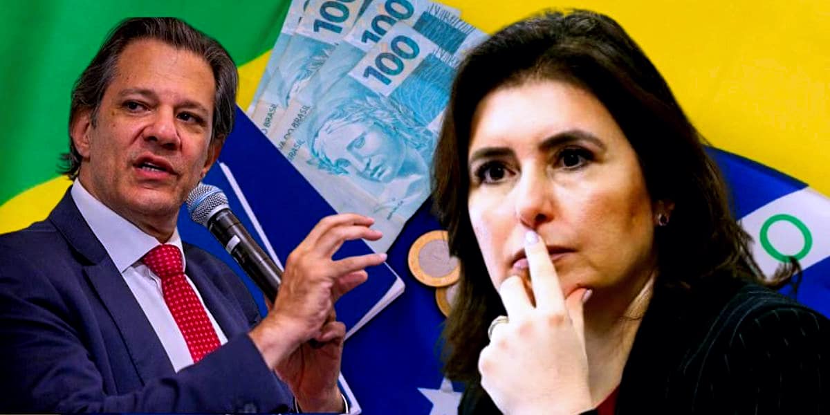 Salário mínimo tem nova projeção com a ciência de Haddad e Tebet (Foto Reprodução/Montagem/Lennita/Tv Foco/Canva/Agência Brasil/Diogo Zacarias/MF/Marcelo Camargo/)