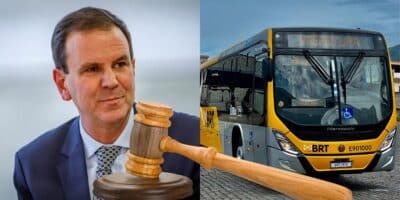 Eduardo Paes garante gratuidade no ônibus, BRT e VLT a cariocas (Reprodução/Montagem/O Globo/AutoData/Canva)