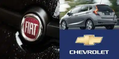 Carro da Fiat chega pra aniquilar Honda Fit e Chevrolet (Reprodução/Shutterstock/Logowik/Karvi.com)