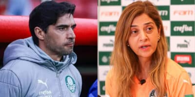 Abel Ferreira passa por cima de Leila e crava adeus no Palmeiras (Foto: Reprodução/Montagem TV Foco)