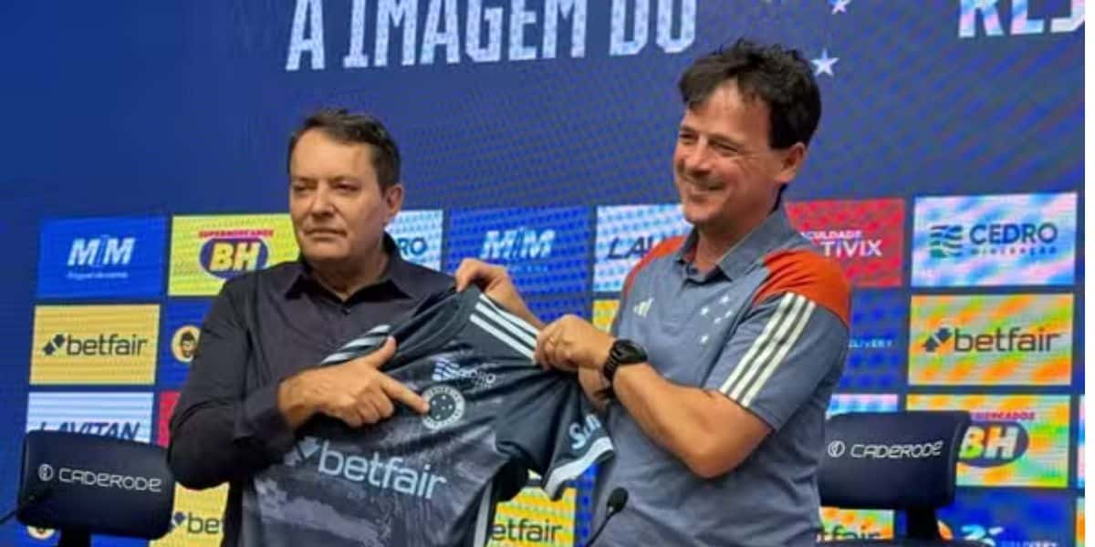 Diniz chegou ao Cruzeiro na última semana (Reprodução: Ge)