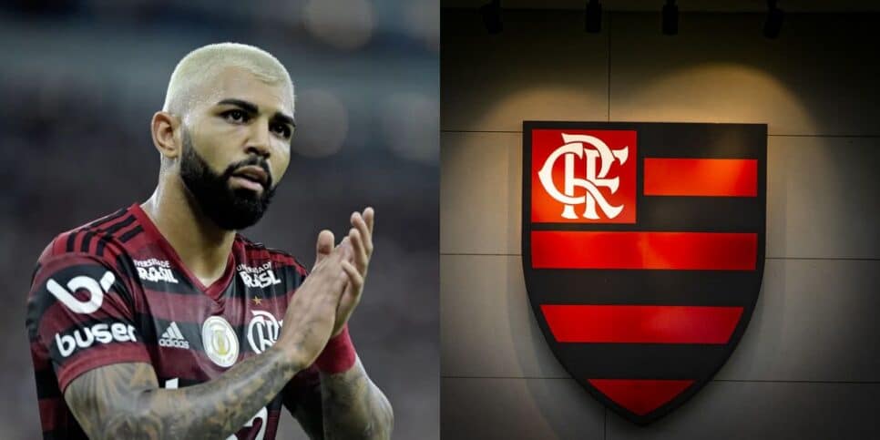 Quentinha de ida de Gabigol para rival do Flamengo (Reprodução: André Durão / Montagem TV Foco)