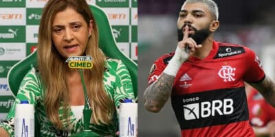 Substituir Dudu: Leila bate martelo sobre contratação de Gabigol (Foto: Reprodução/Montagem TV Foco)