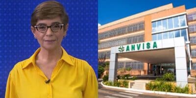 Renata Lo Prete confirmou a proibição da Anvisa contra produto n° 1 no Brasil (Reprodução: Globo / Montagem TV Foco)